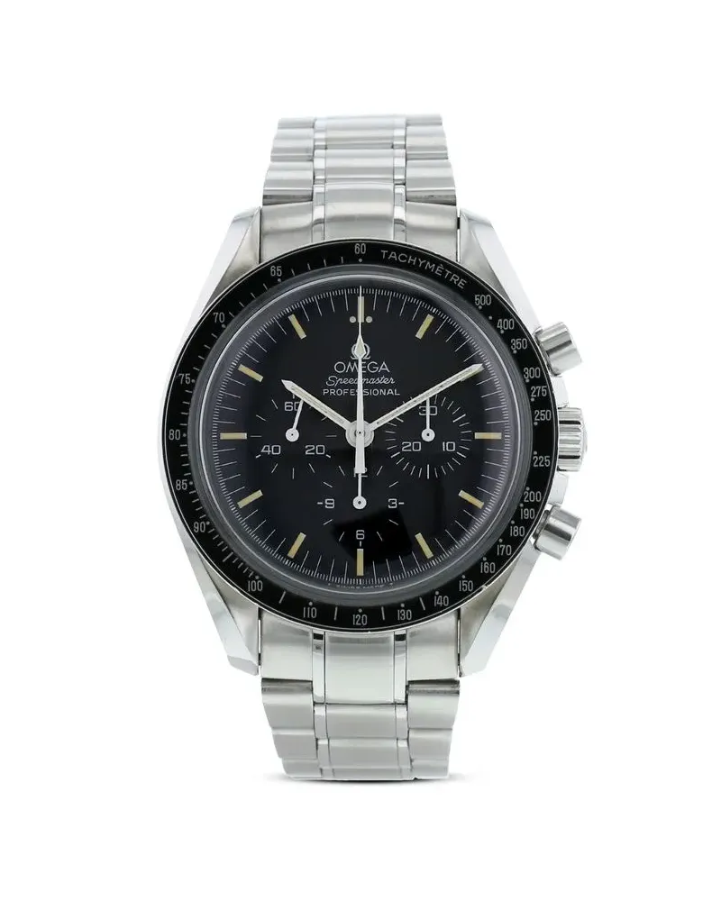 Omega 1985 pre-owned Speedmaster 42mm - Schwarz Schwarz