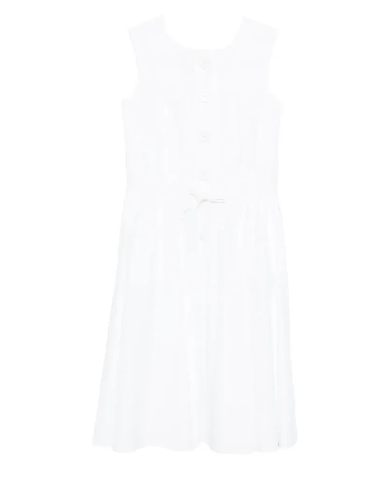 Patou buttoned midi dress - Weiß Weiß