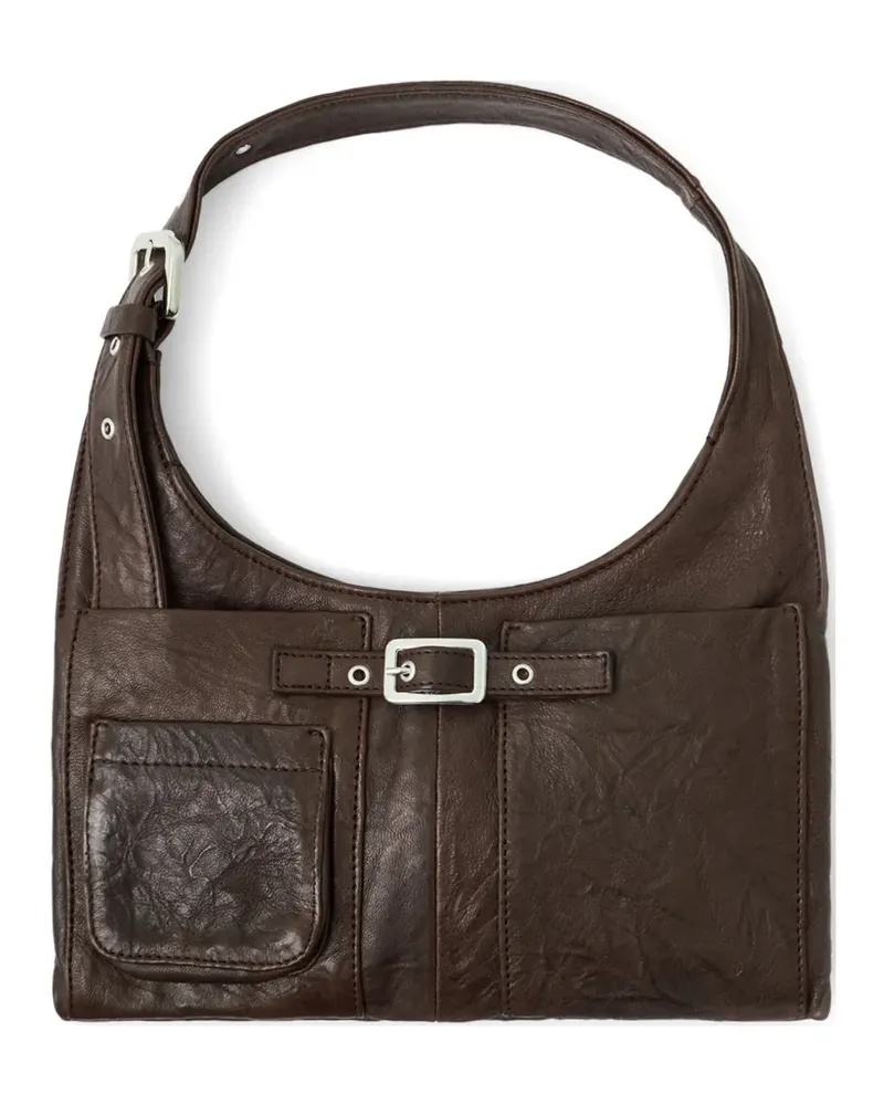 GIMAGUAS Nicole leather tote bag - Braun Braun