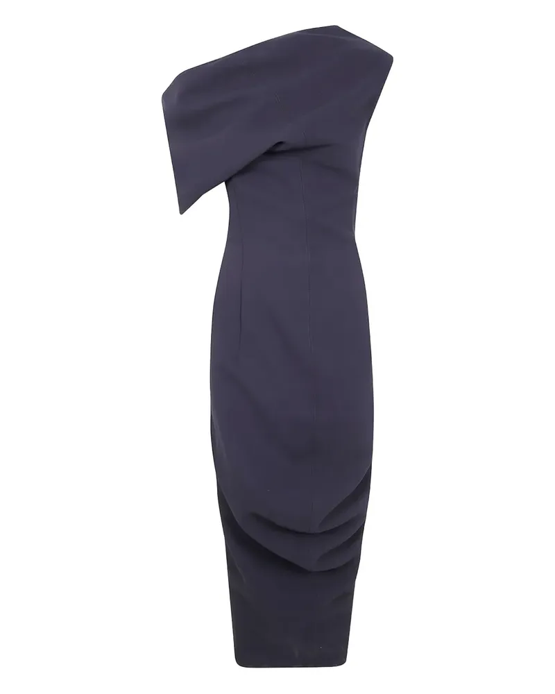 Jacquemus draped one-shoulder dress - Schwarz Schwarz