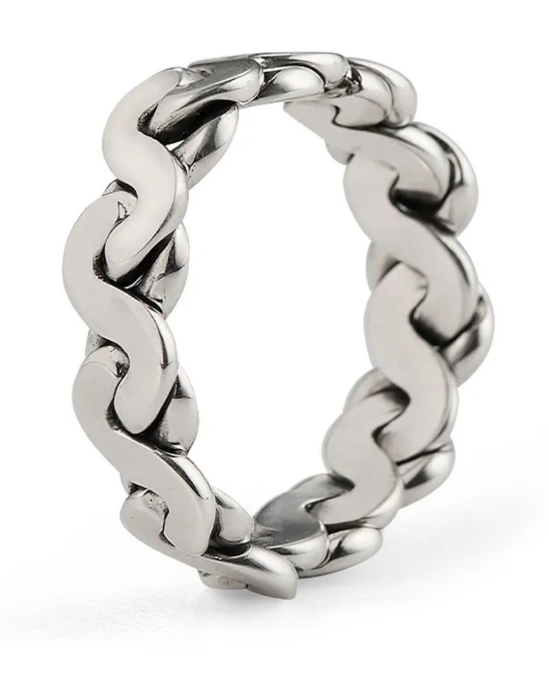 Emanuele Bicocchi Infinity Loop Ring - Silber Silber