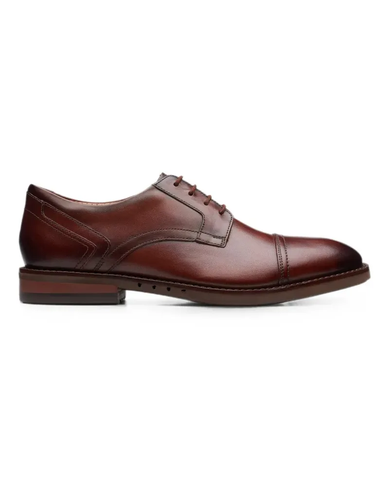 Clarks Un Hugh Cap Derby-Schuhe - Braun Braun