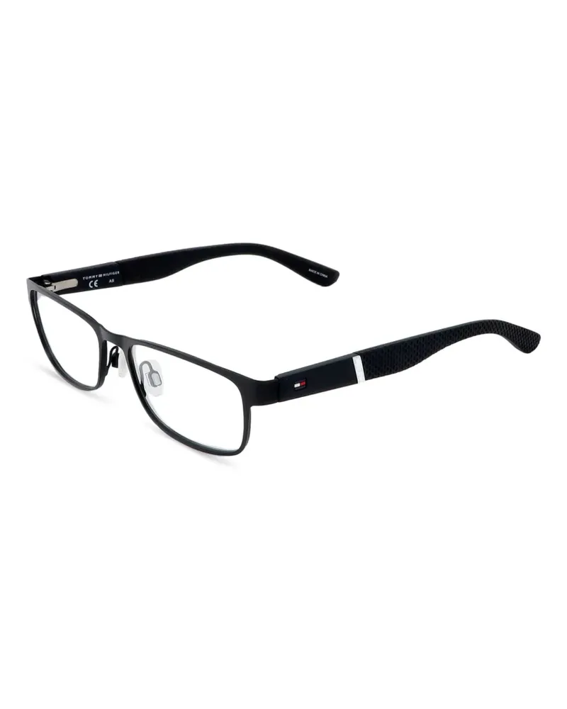 Tommy Hilfiger Brille mit eckigem Gestell - Schwarz Schwarz