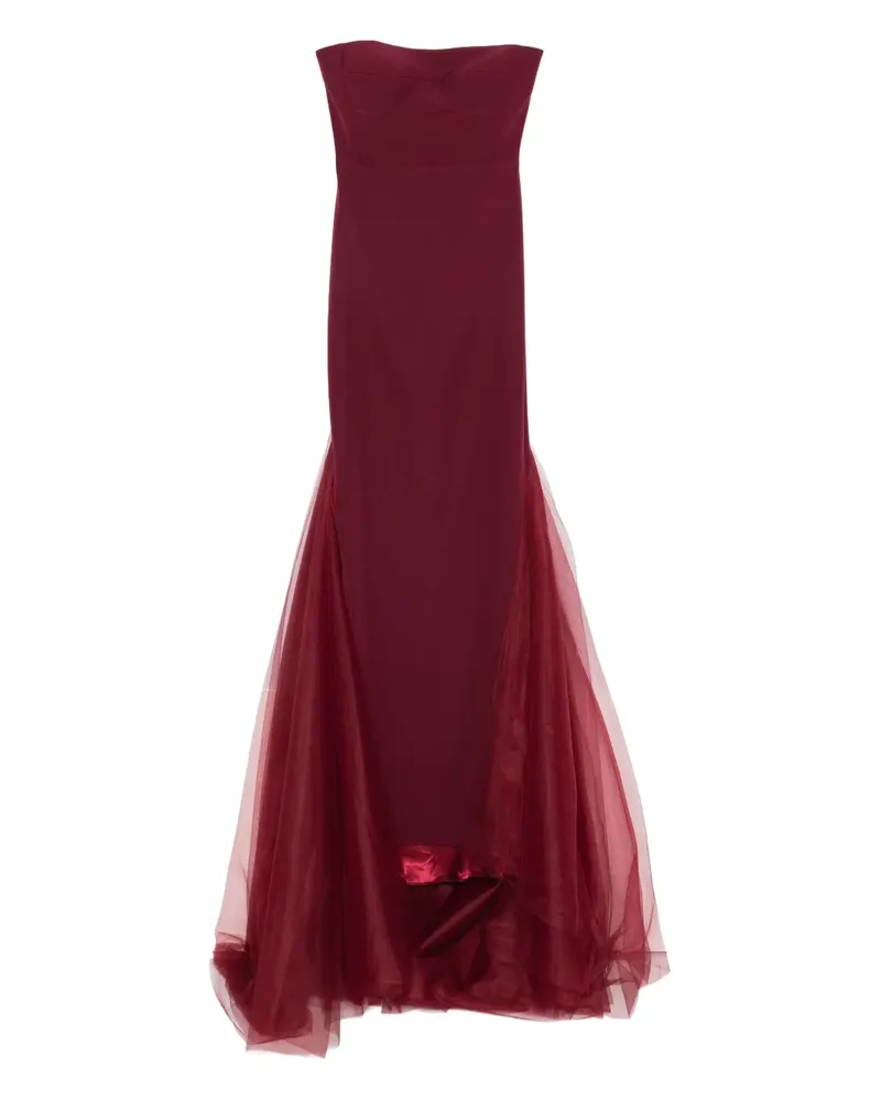 V:PM ATELIER Ariana strapless maxi dress - Rot Rot