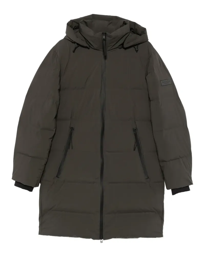 Marc O'Polo quilted hooded coat - Grau Grau