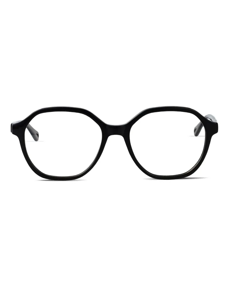 Chloé Brille mit eckigem Gestell - Schwarz Schwarz