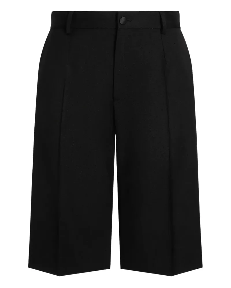 Dolce & Gabbana Weite Shorts mit Bundfalten - Schwarz Schwarz