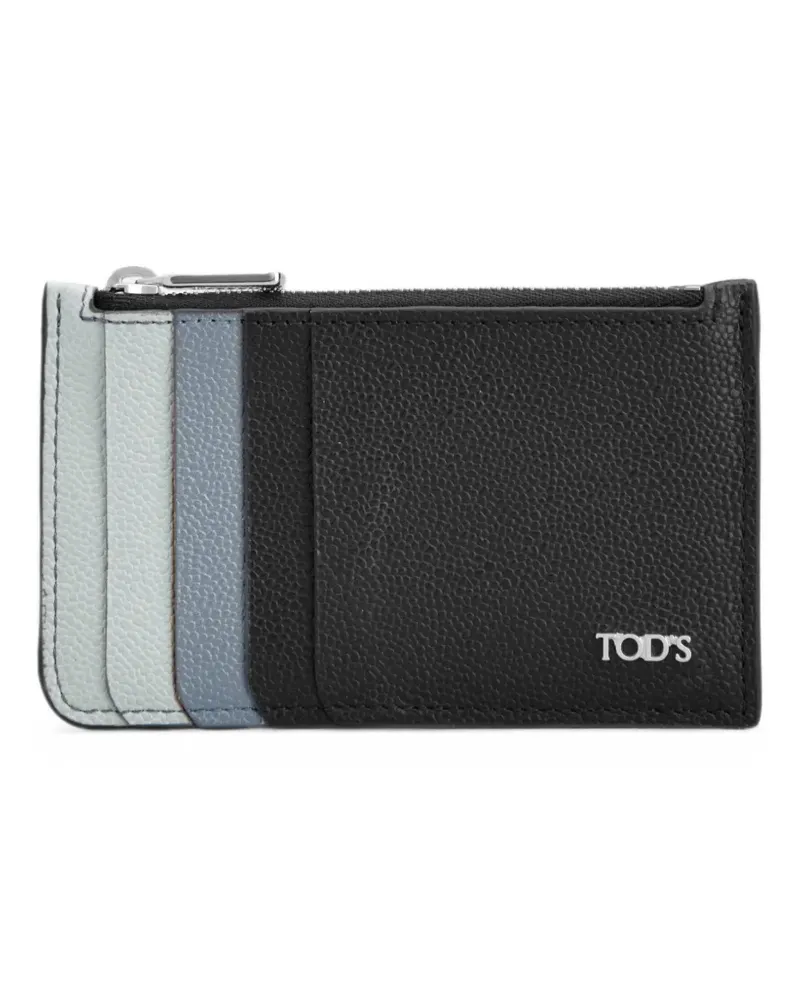 TOD'S Kartenetui mit Reißverschluss - Schwarz Schwarz
