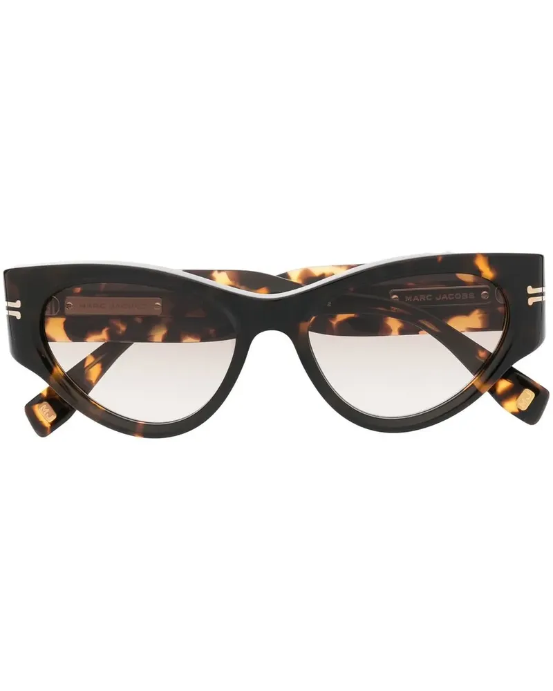 Marc Jacobs Sonnenbrille mit Cat-Eye-Gestell - Braun Braun