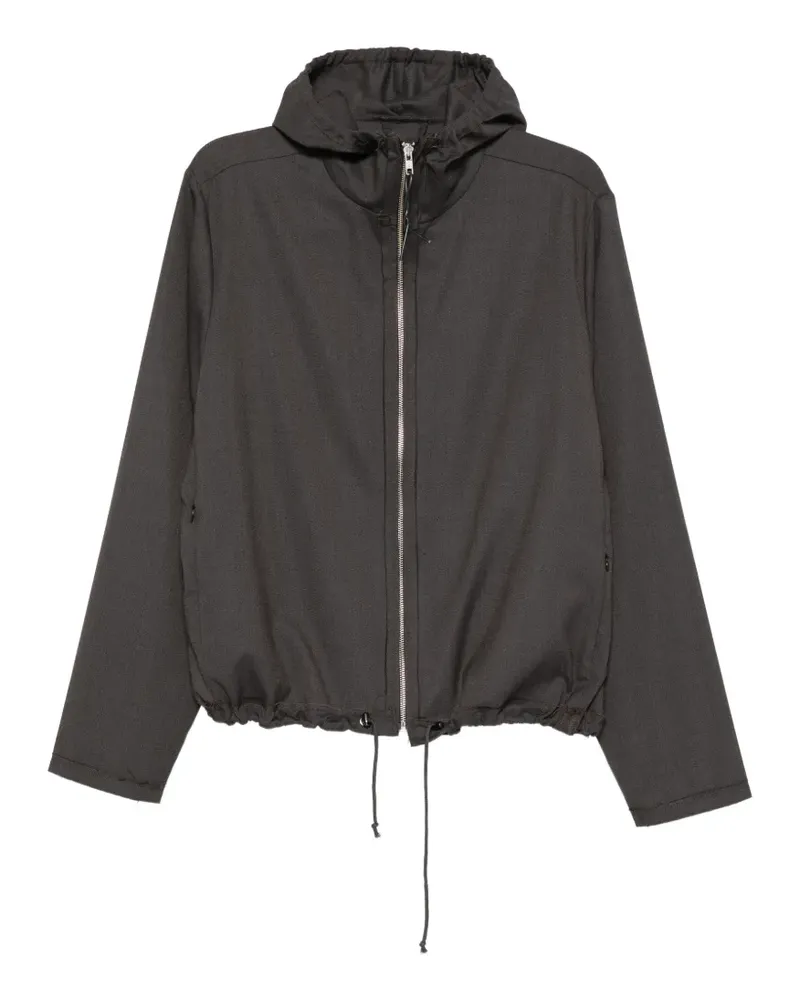 Camiel Fortgens drawstring-hem hooded jacket - Braun Braun