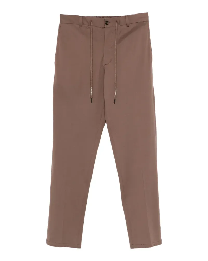 CIRCOLO 1901 drawstring trousers - Braun Braun