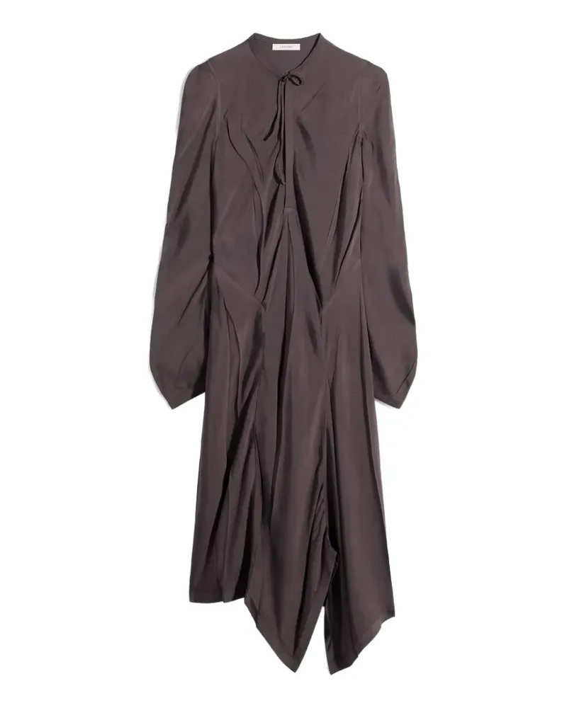 Christophe Lemaire Kleid in Knitteroptik - Braun Braun