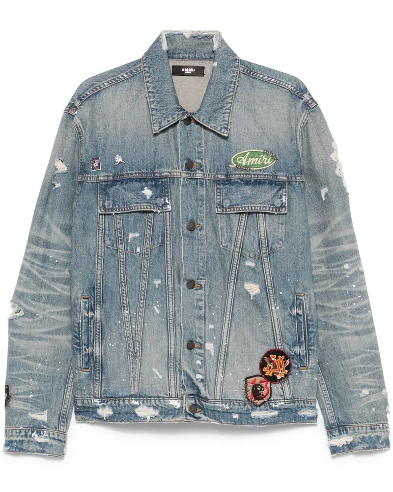 Amiri Vintage Pegasus Jacke - Blau Blau