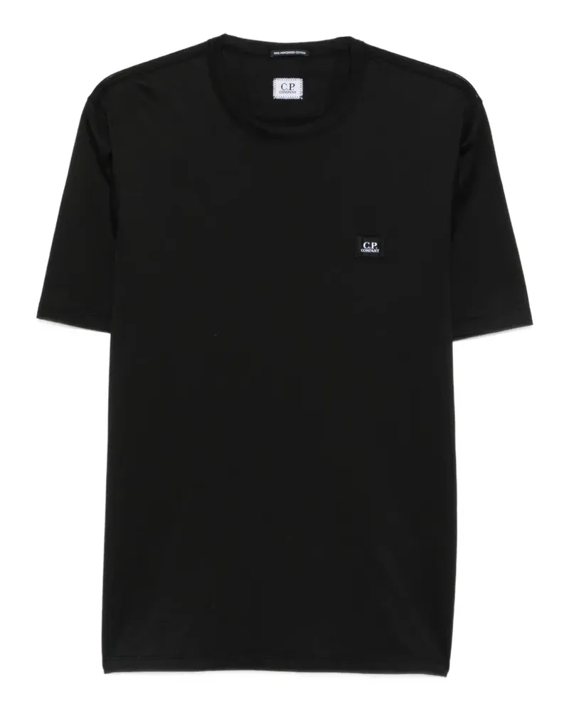 C.P. Company logo-patch T-shirt - Schwarz Schwarz