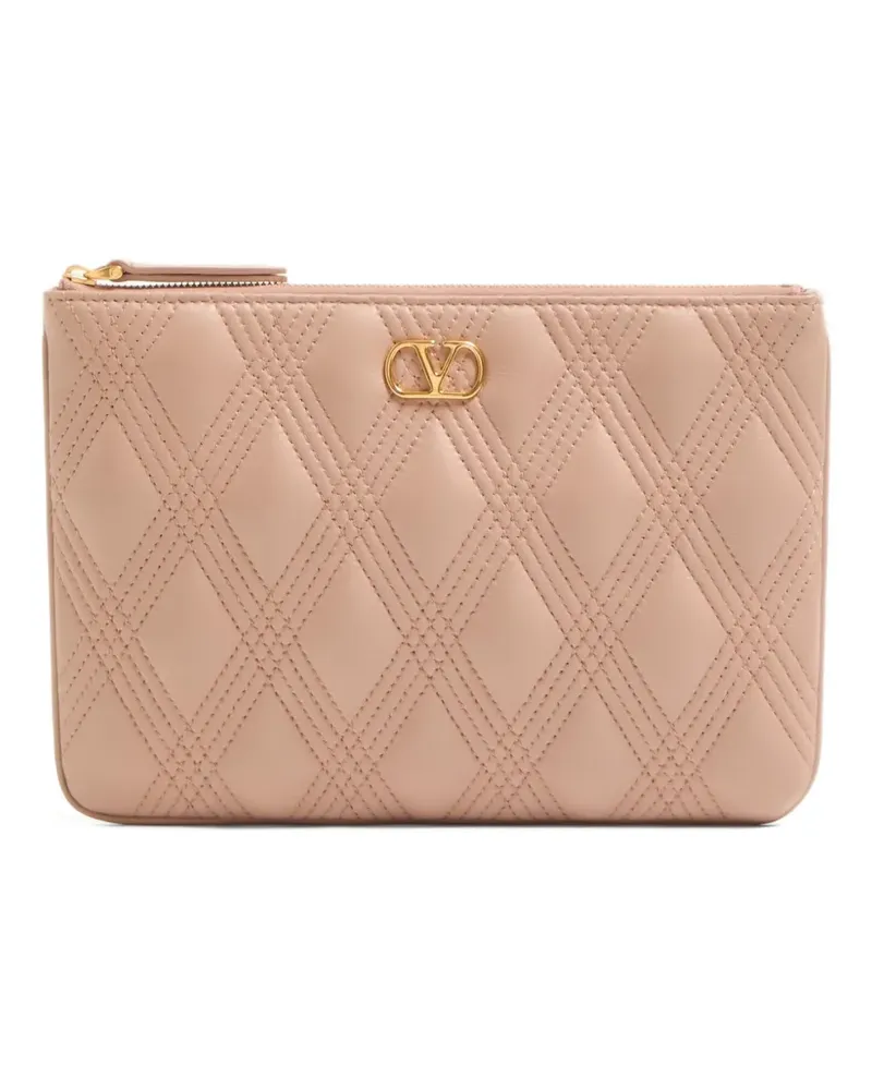 Valentino Garavani Quiltie 67 Clutch - Rosa Rosa