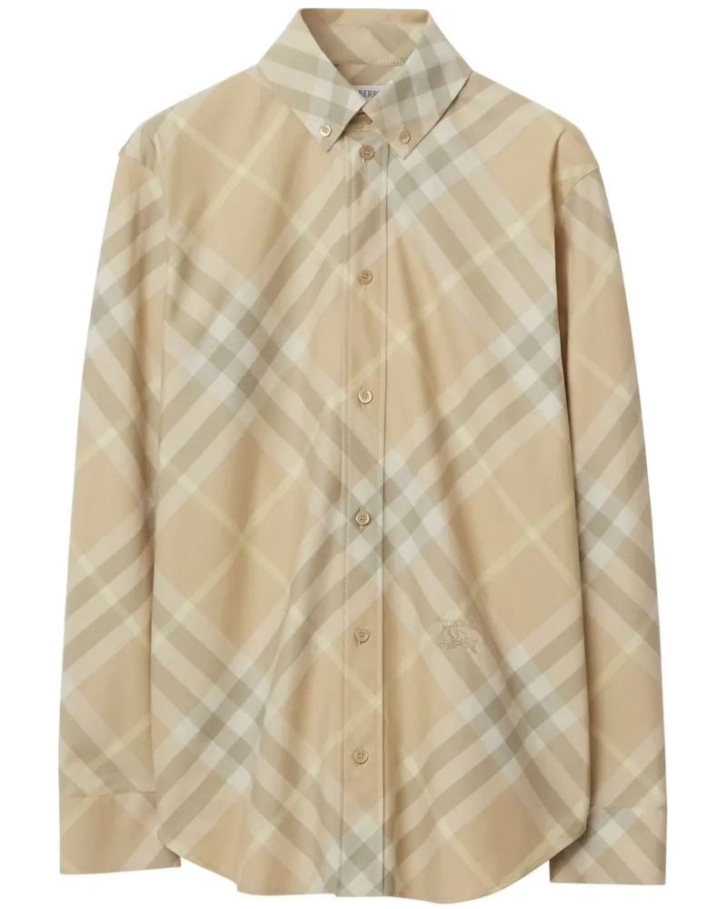 Burberry Hemd mit Vintage-Check - Nude Nude
