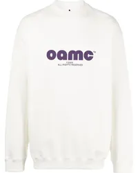 OAMC Sweatshirt mit Logo-Print Weiß