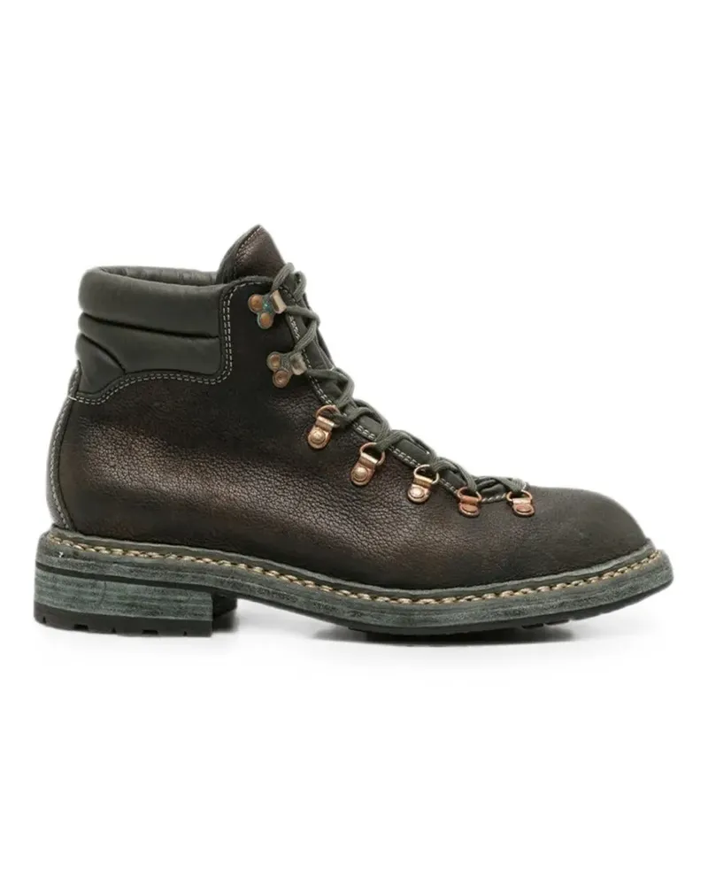 GUIDI 19M leather hiking boots - Grün Grün