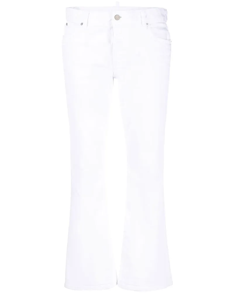 Dsquared2 Ausgestellte White Bull Jeans - Weiß Weiß