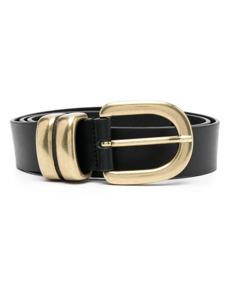 By Malene Birger Klassischer Gürtel - Schwarz Schwarz