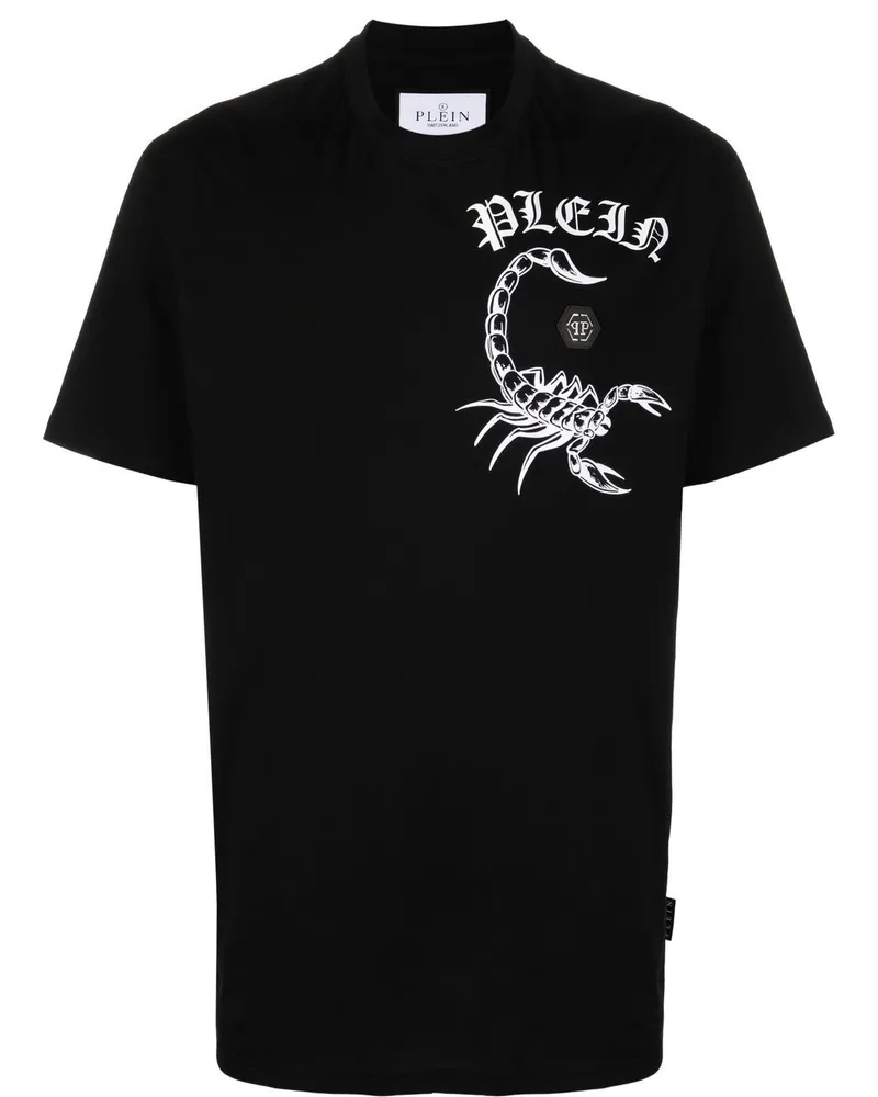Philipp Plein T-Shirt mit Logo-Print - Schwarz Schwarz