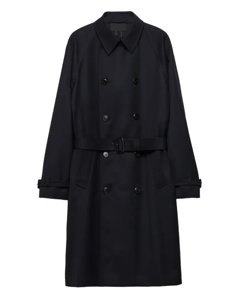 Prada Mantel mit Raglanärmeln - Blau Blau