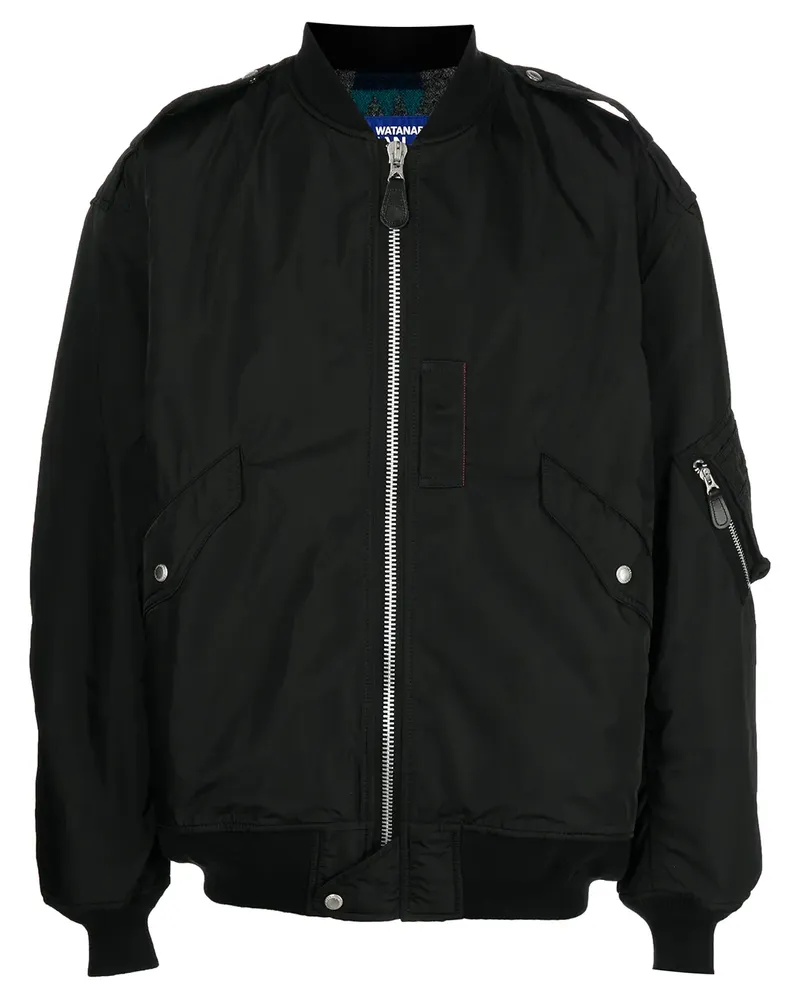 Junya Watanabe Bomberjacke mit Reißverschluss - Schwarz Schwarz
