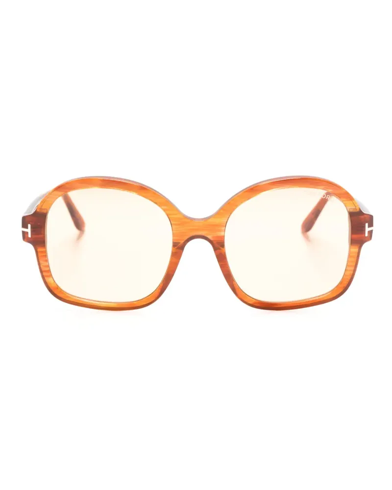 Tom Ford Hanley Sonnenbrille im Oversized-Look - Braun Braun