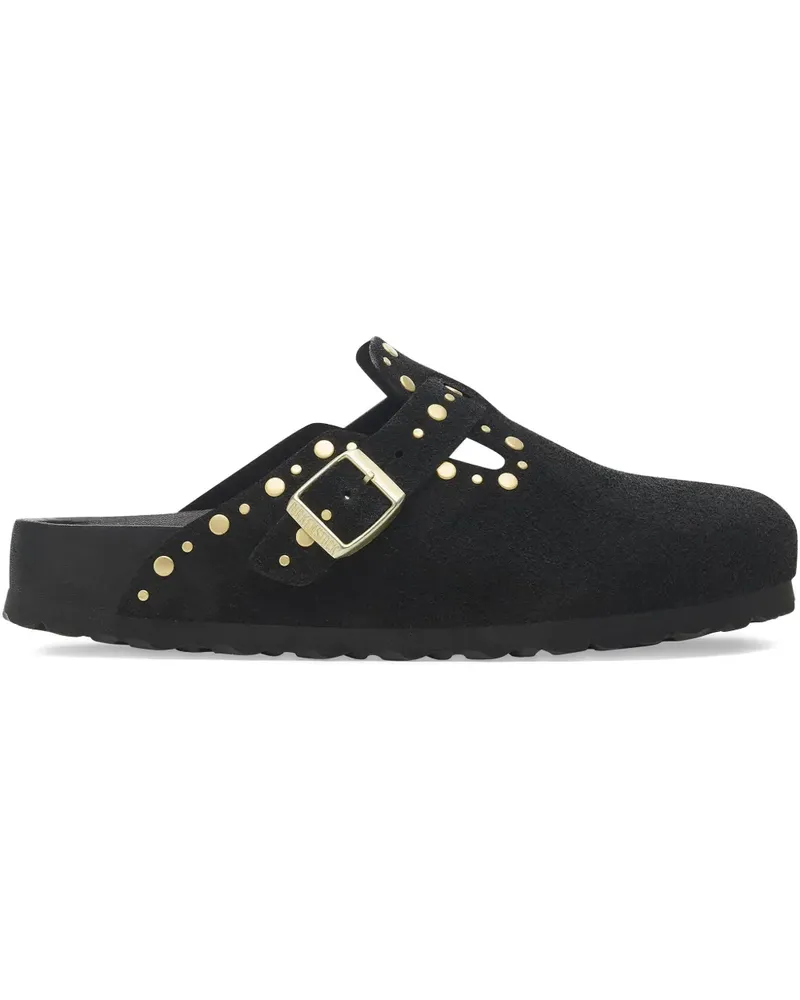 Birkenstock Boston Rivets Mules - Schwarz Schwarz