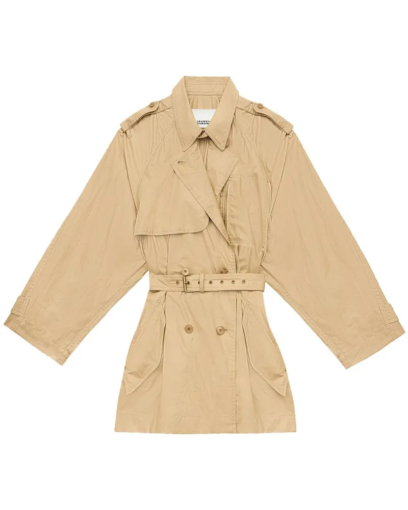 Isabel Marant Franny Trenchcoat - Nude Nude