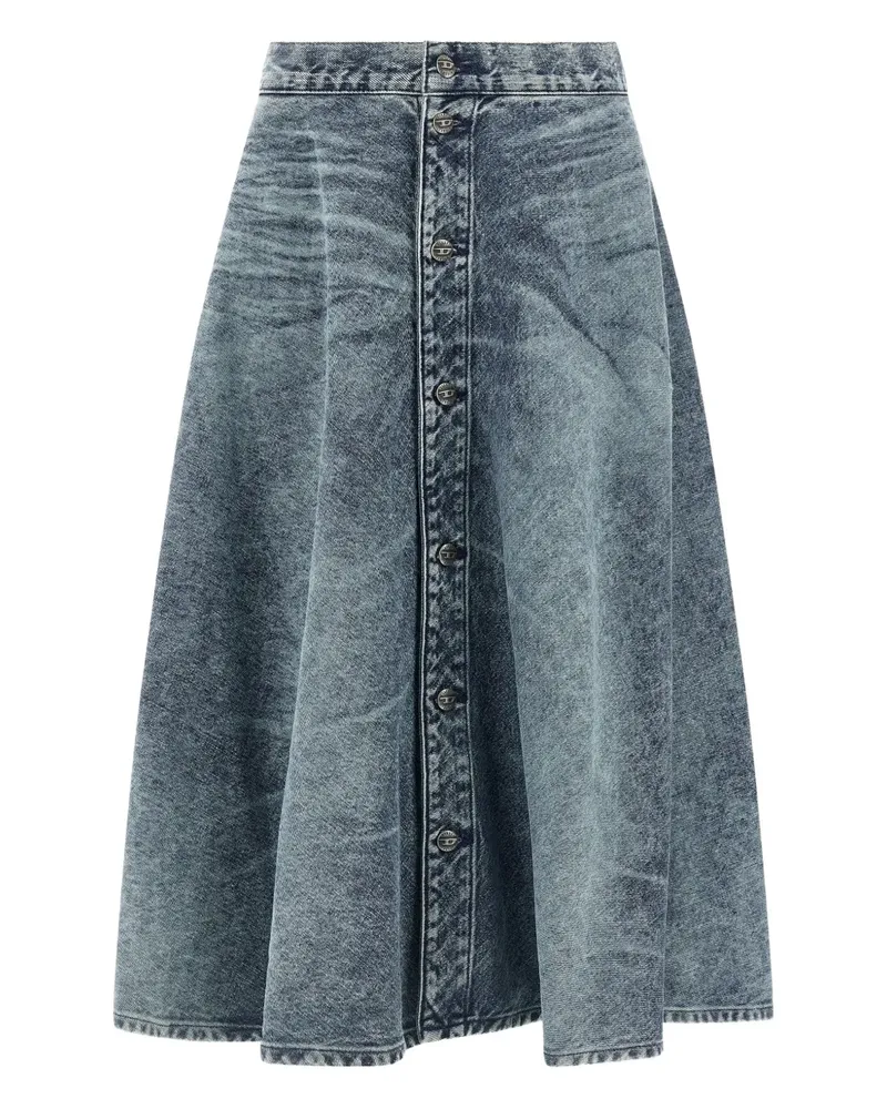 Diesel stone-washed denim skirt - Blau Blau
