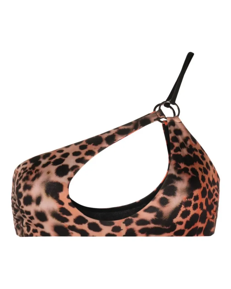 Roberto Cavalli Bikinioberteil mit Leoparden-Print - Orange Orange