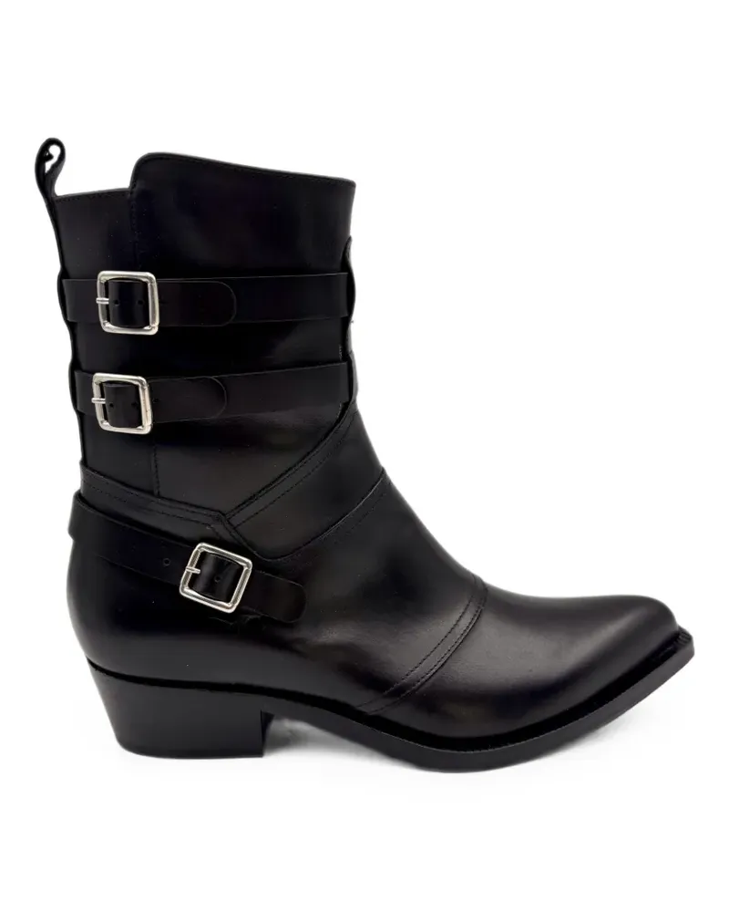 Guglielmo Rotta Stiefel mit Schnallenverschluss - Schwarz Schwarz