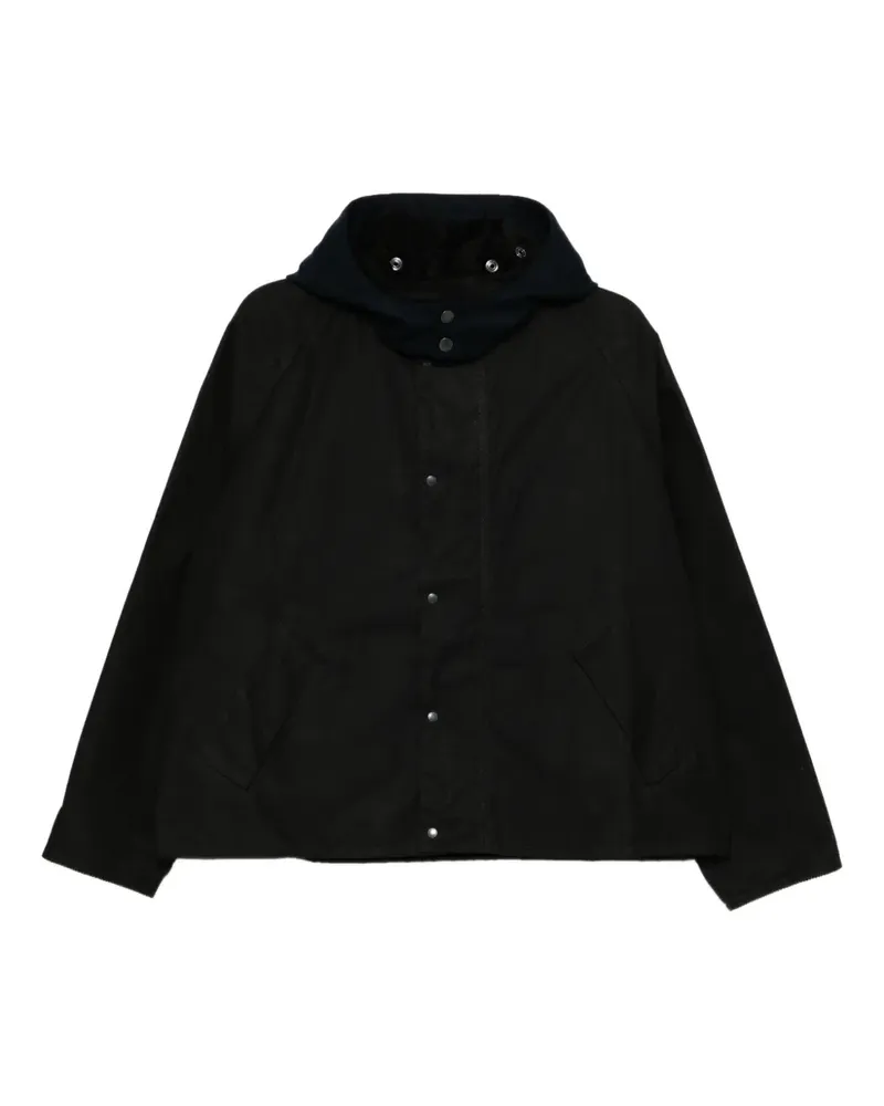 Kaptain Sunshine x Barbour Crulser Jacke - Schwarz Schwarz