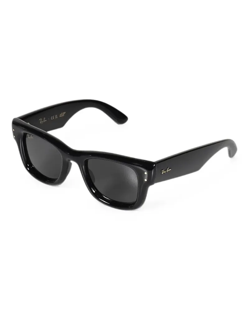 Ray Ban Sonnenbrille mit eckigem Gestell - Schwarz Schwarz
