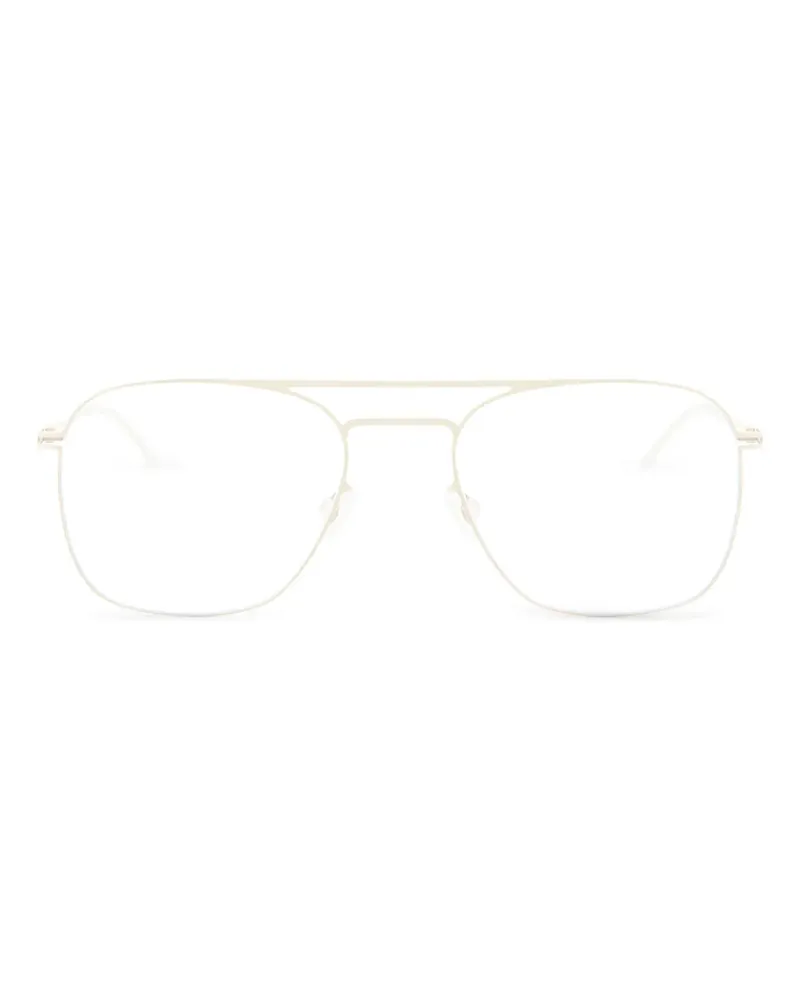 Mykita Eckige Brille mit Stahlgestell - Gold Gold