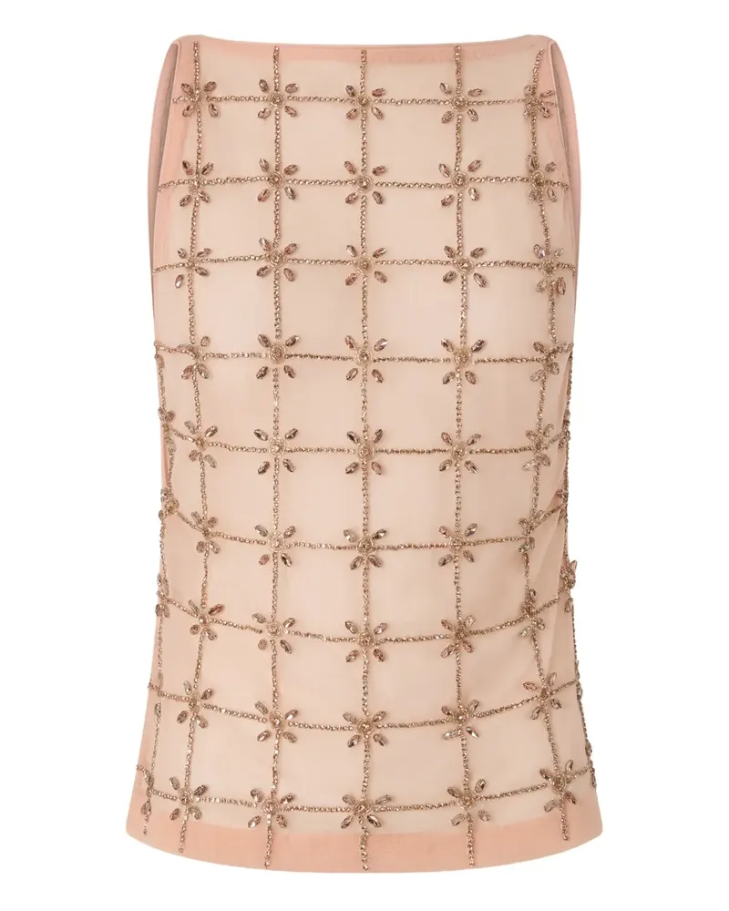 Pinko Ärmelloses Top mit Kristallen - Rosa Rosa