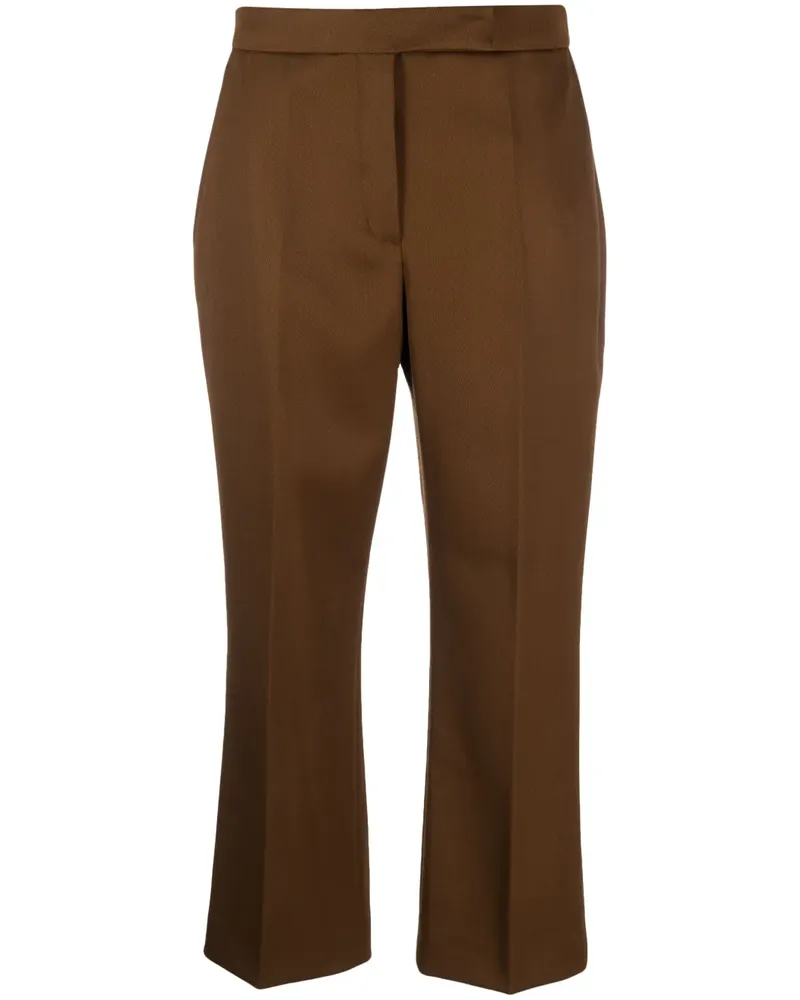 Tory Burch Klassische Cropped-Hose - Braun Braun