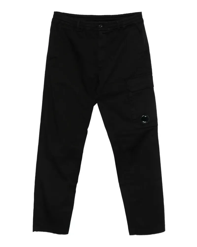C.P. Company elasticated-waistband cargo pants - Schwarz Schwarz
