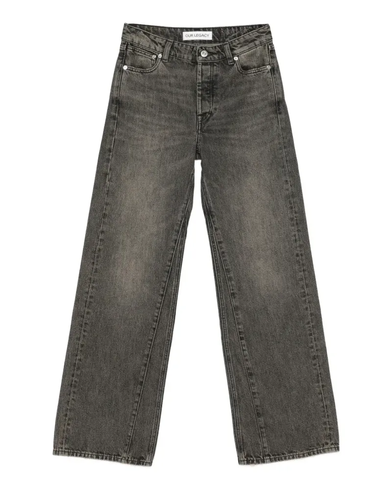 Our Legacy Treble Cut wide-leg jeans - Grau Grau