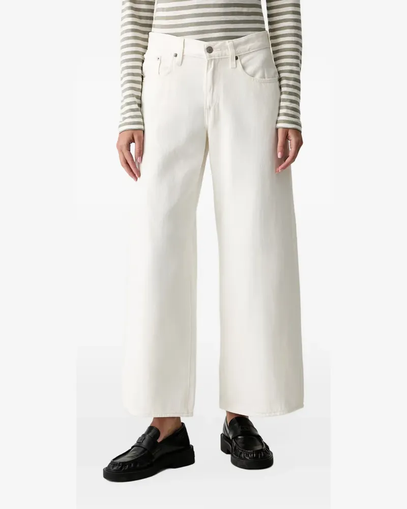 Levi's Middy Wide-Leg-Jeans - Weiß Weiß