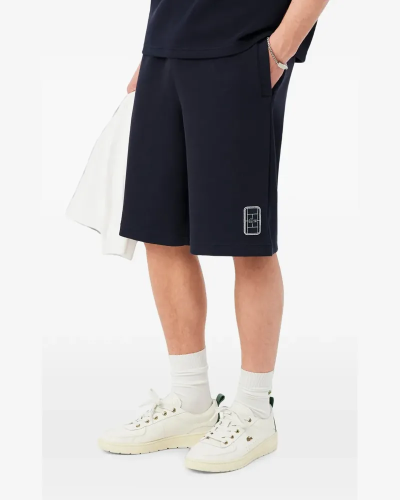 Lacoste Lockere Shorts aus Piqué - Blau Blau