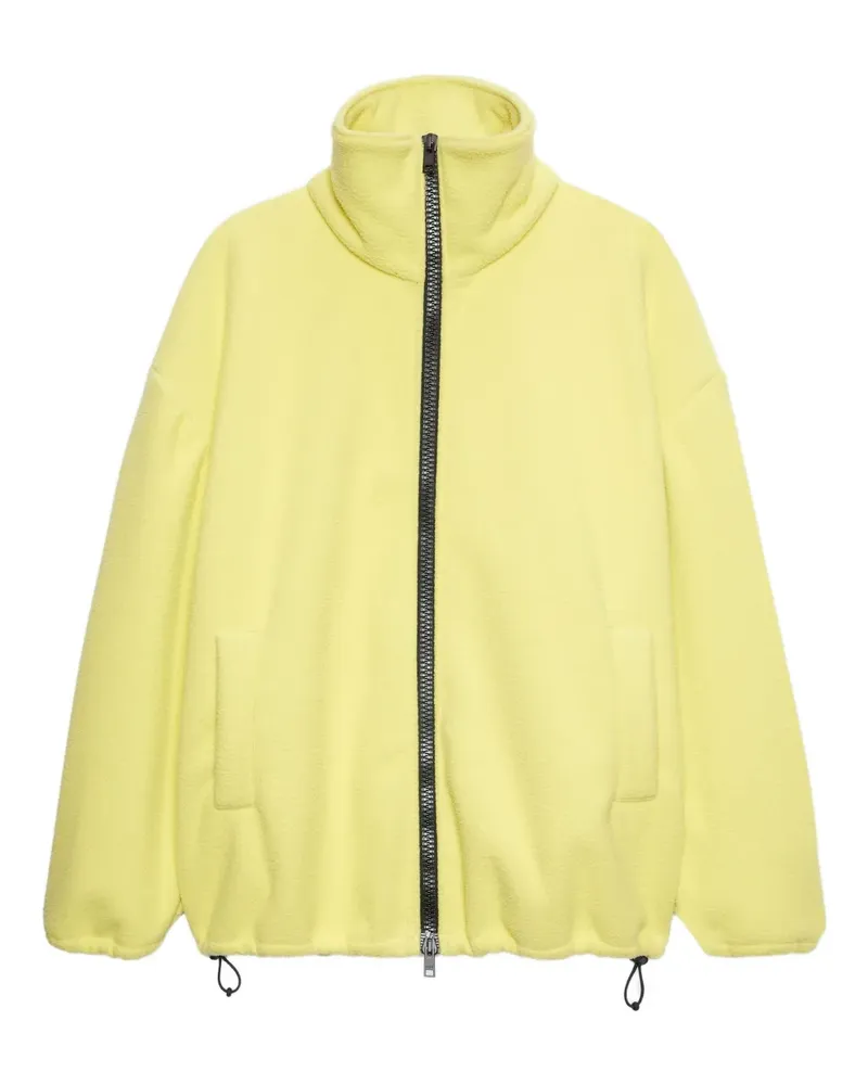 MSGM zip-fastening sweatshirt - Gelb Gelb