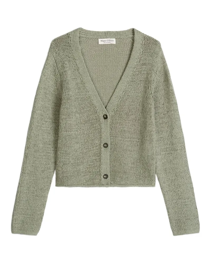 Marc O'Polo buttoned long sleeve cardigan - Grün Grün