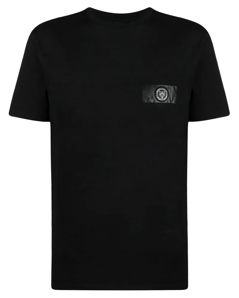 Philipp Plein T-Shirt mit Tiger-Print - Schwarz Schwarz