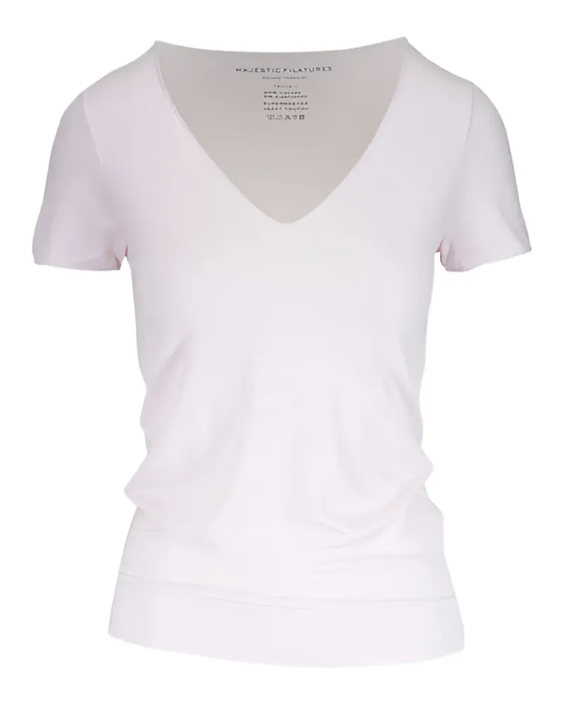 Majestic v-neck knit top - Rosa Rosa