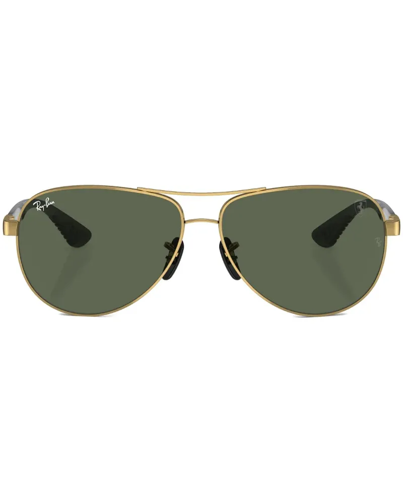 Ray Ban Pilotenbrille mit getönten Gläsern - Gold Gold