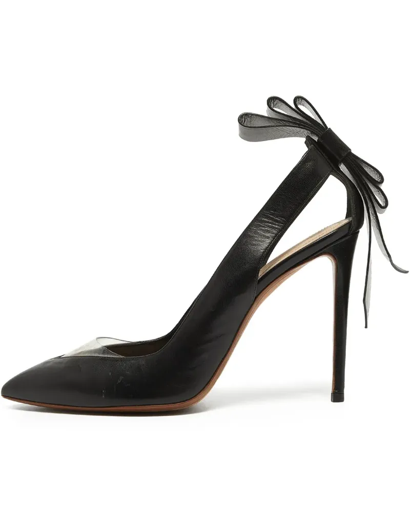Nicholas Kirkwood Spitze Pumps mit transparentem Einsatz - Schwarz Schwarz