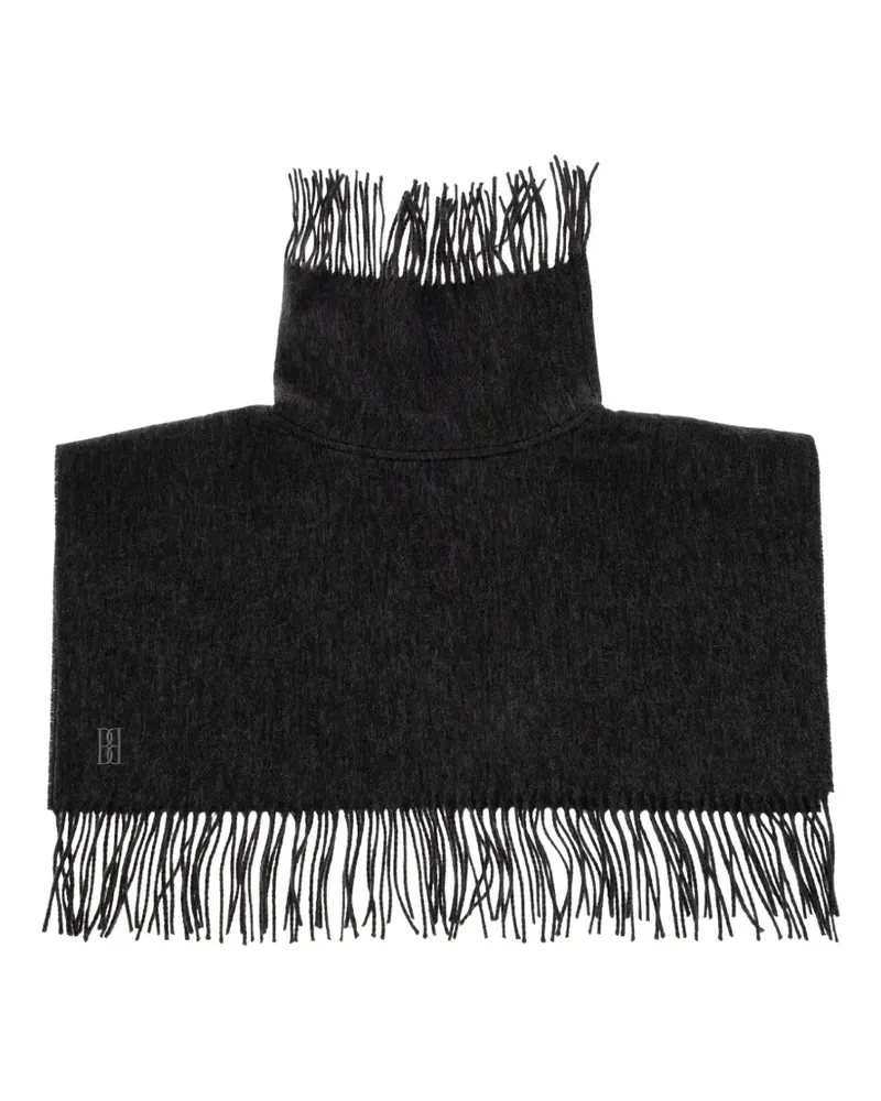 By Malene Birger Turtla fringed scarf - Grau Grau