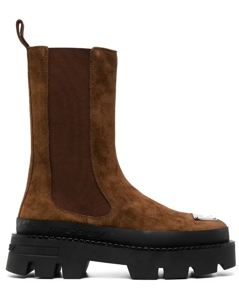 MISBHV 2000s Chelsea-Boots aus Wildleder - Braun Braun